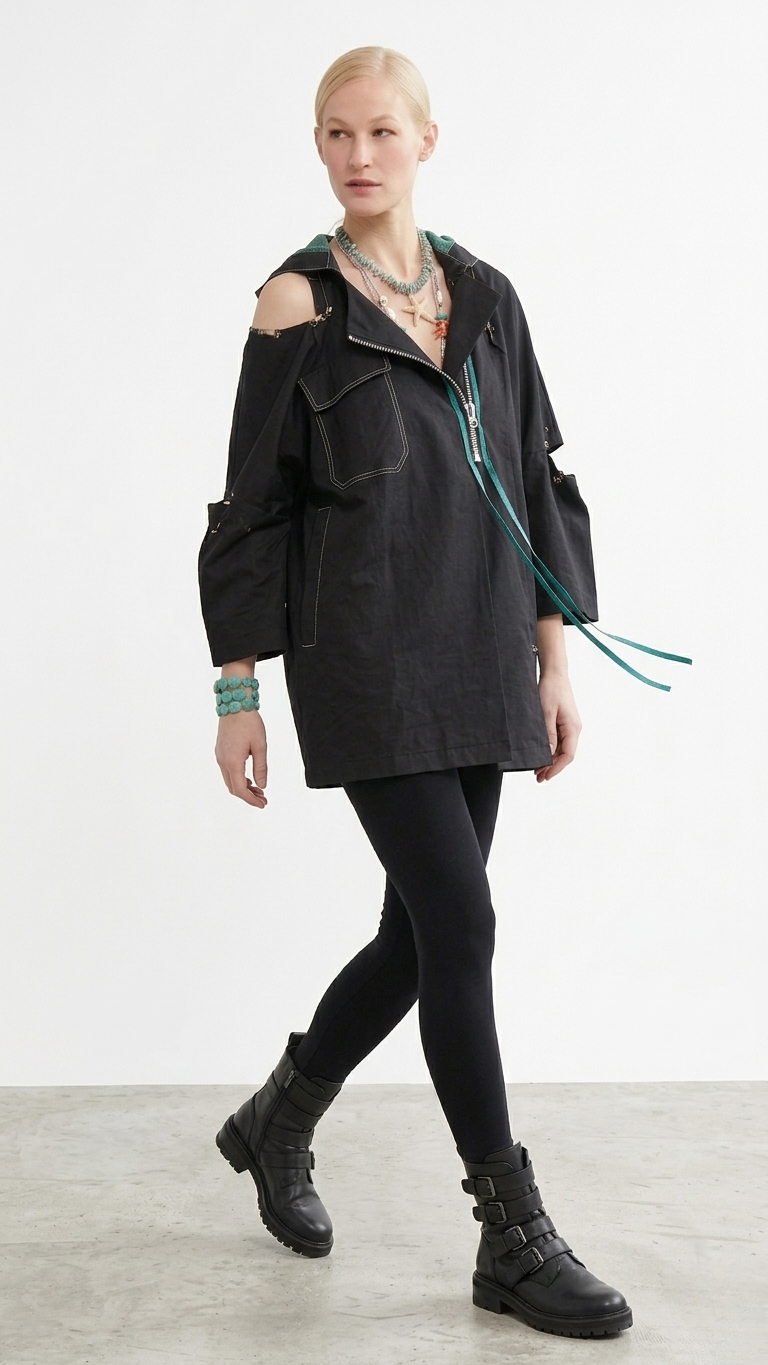 LAMANTE FERMUAR DETAYLI CEKET