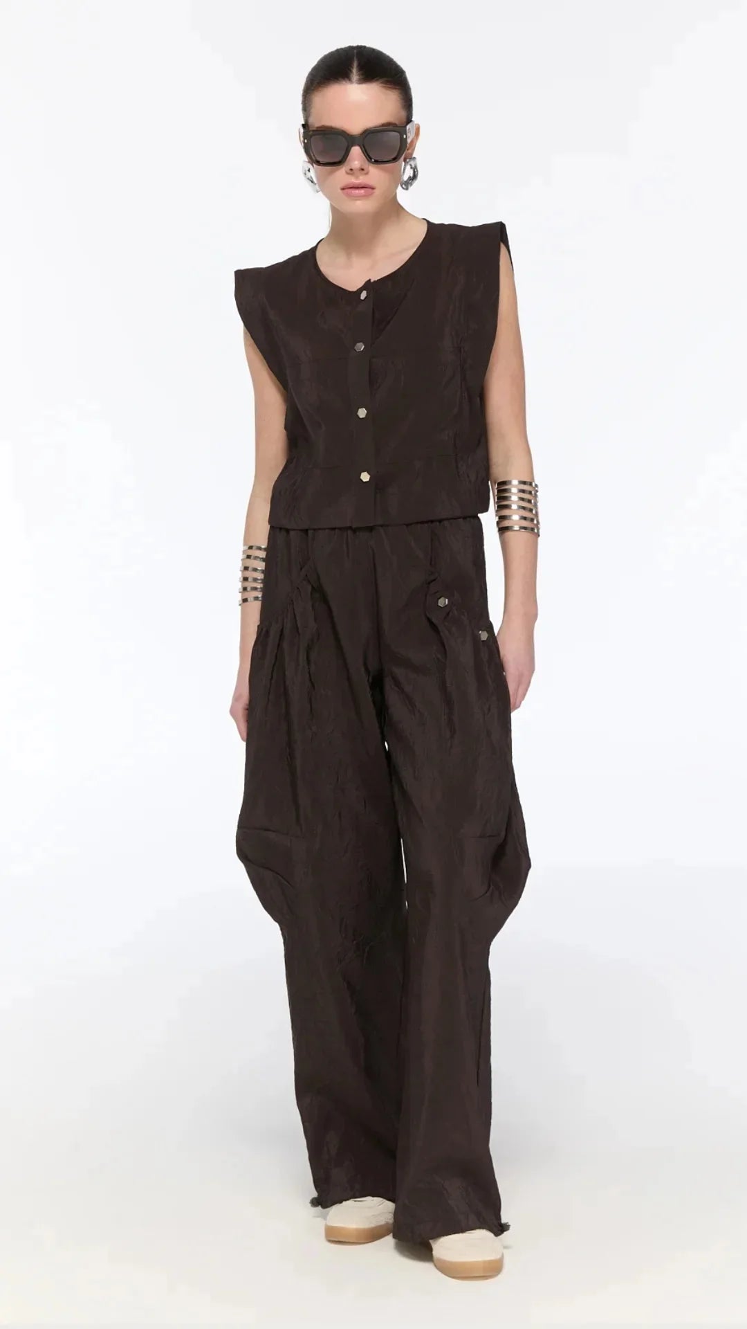 LAMANTE ÖNDEN DÜĞMELİ ÜST