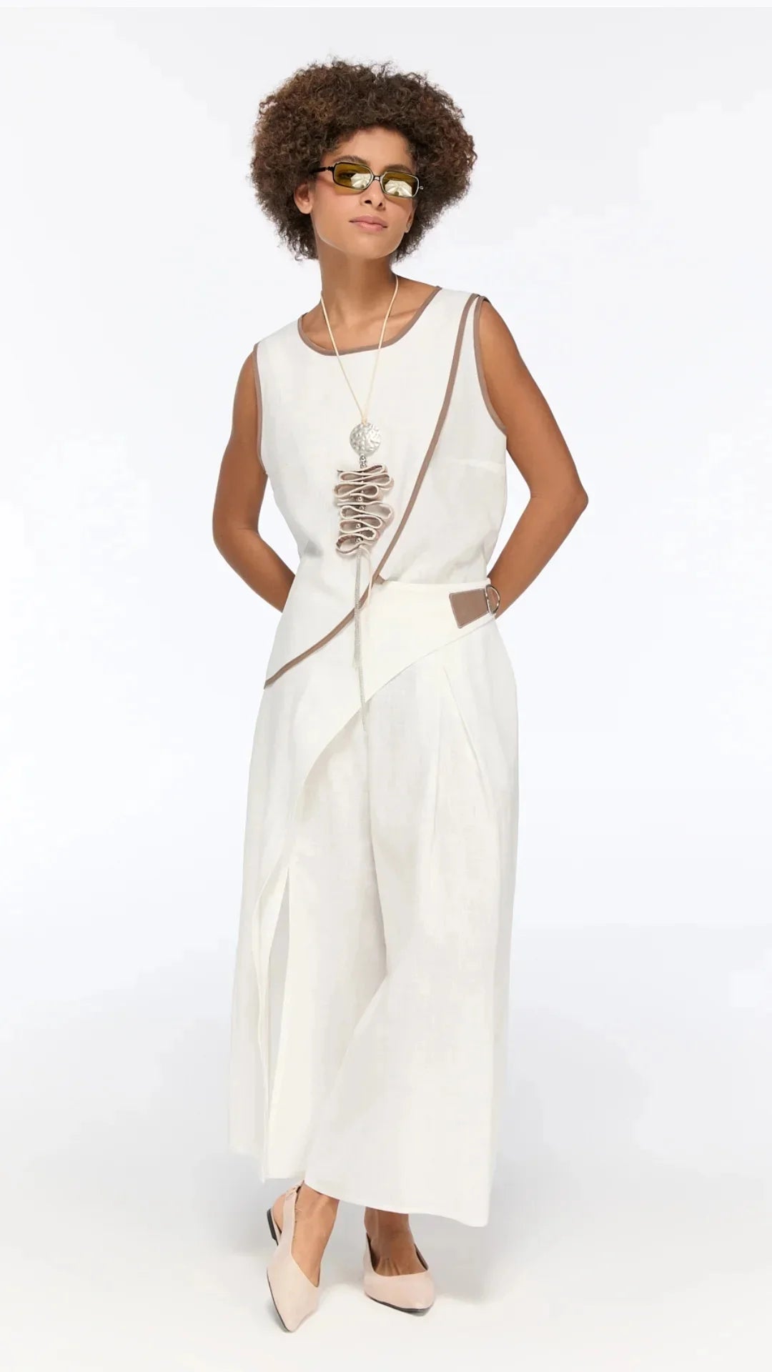 LAMANTE ŞIK KETEN BLUZ