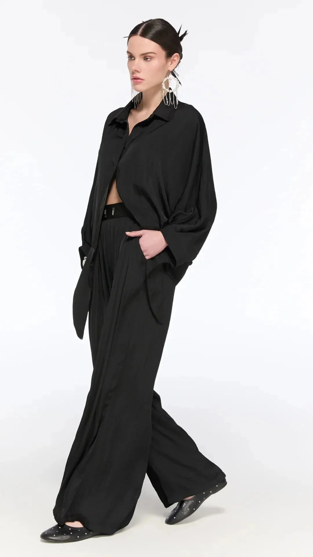 LAMANTE İPEK SATEN GÖMLEK