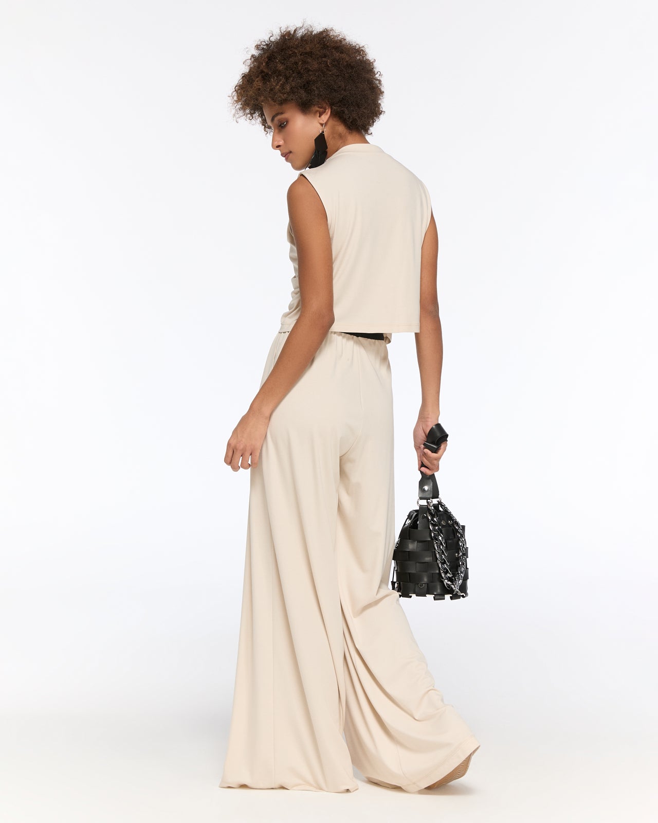 LAMANTE KREM MODERN KESİM PANTOLON