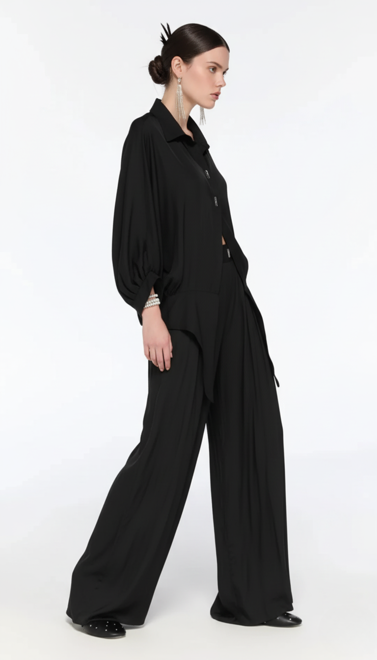 LAMANTE İPEK SATEN GÖMLEK