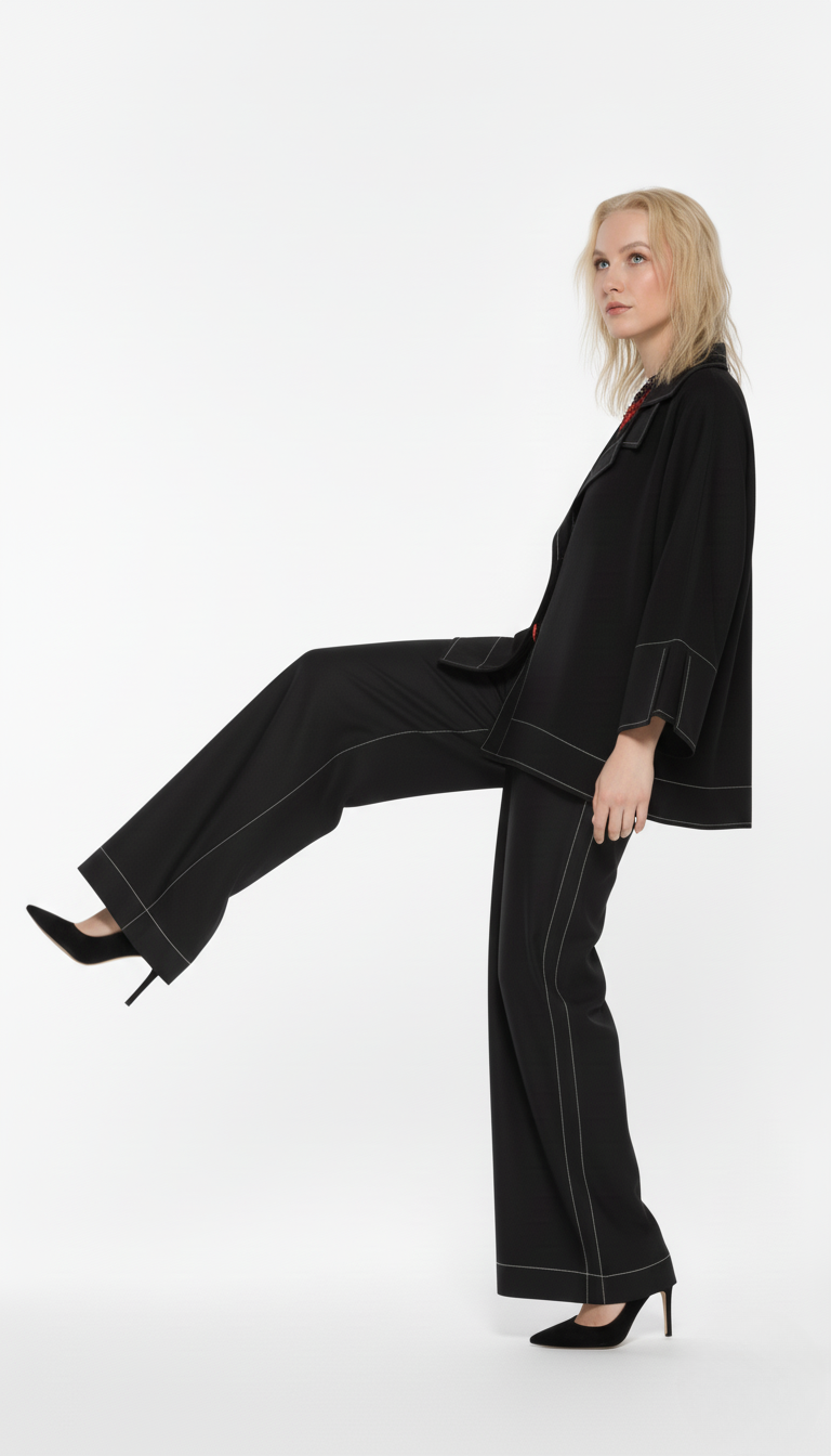 LAMANTE OVERSIZE KETEN BLUZ